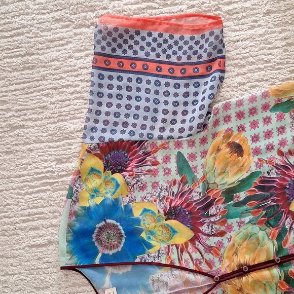 [L] Anthro/Dream daily sheer chiffon top - Picture 7 of 9